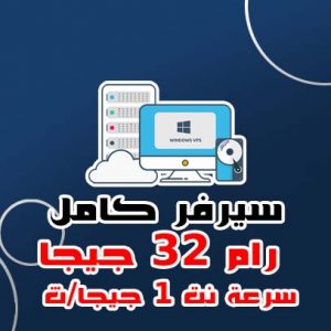 سيرفر كامل بورت 1 ج/ث رام 32 جيجا